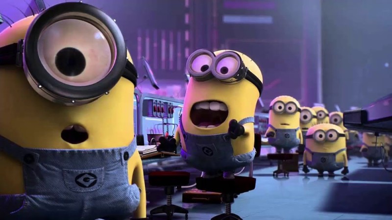 Create meme: funny minions , minions banana, minions cartoon 2015