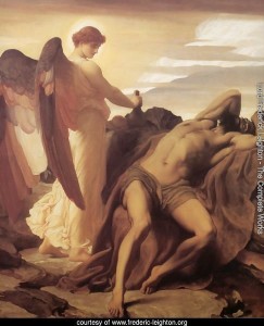 Create meme: Frederick Leighton david, the paintings of great artists, Frederick Leighton Daedalus and Icarus