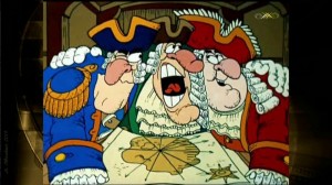 Create meme: treasure island cartoon 1988, treasure island