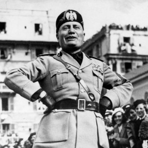 Create meme: Mussolini