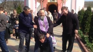 Create meme: photos of the priest exorcising the demon, The Orthodox Church, the priest