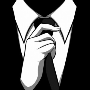 Создать мем: галстук, avatar, anonymous