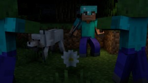 Create meme: minecraft monsters, minecraft herobrine, zombies minecraft