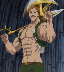 Create meme: escanor, escanor