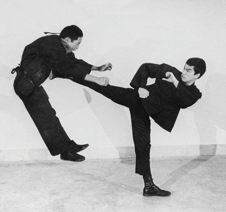 bruce lee hook kick