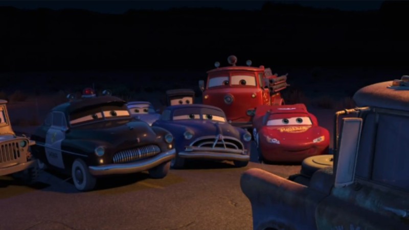 Create meme: cars pixar, Lightning McQueen and the master, cars 2 