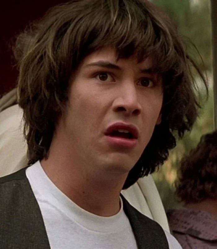 Create meme: what if meme, a young Keanu Reeves meme, Keanu Reeves young