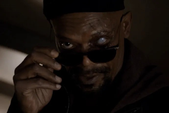 Create meme: Samuel L. Jackson, nick fury , Nick Fury shield Agent 1998