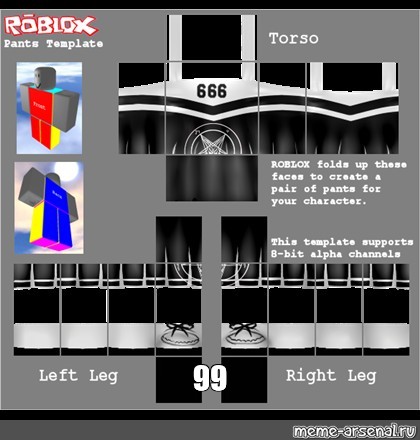 Roblox New Guest Pants 751  Clothing templates, Ninja pants, Roblox