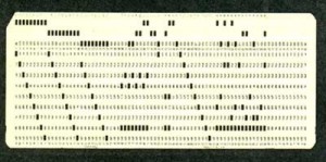 Create meme: Fig -j.d punched tape with the recorded program, the card, punch cards first generation