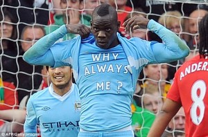 Create meme: Mario Balotelli, Balotelli why always me