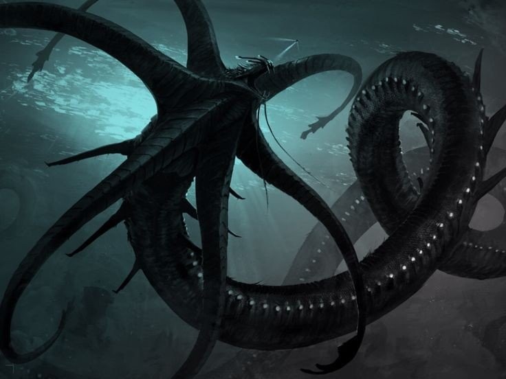 Create meme: leviathan gargantua subnautica, sabnatica below zero, kraken sea monster