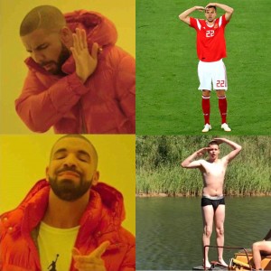 Создать мем: drake