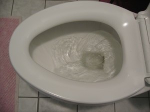 Create meme: flush, flush, the drain in the toilet