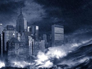 Создать мем: нью йорк здания, blu- ray послезавтра. (the day after tomorrow). 2004 (сша), нью-йорк сити цунами