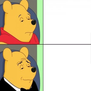 Create meme: meme Winnie the Pooh in a Tux, memes templates, memes