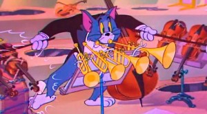 Создать мем: кот оркестр из том и джерри, том и джерри ковбой, том и джерри музыканты
