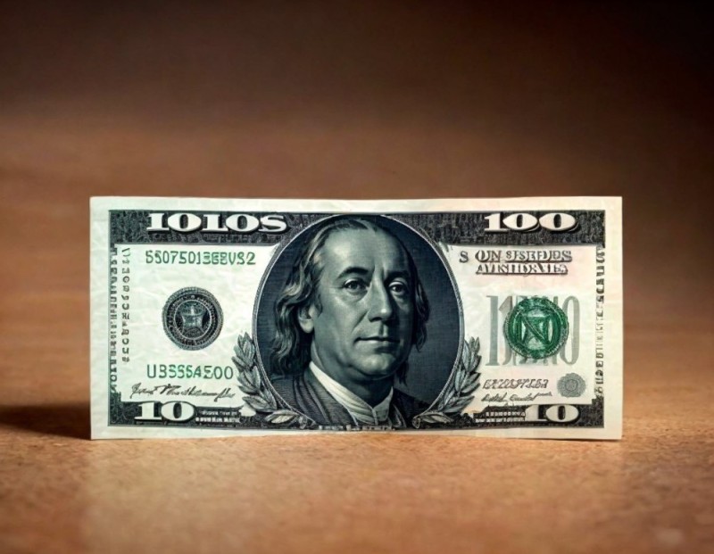 Create meme: dollar , Benjamin Franklin 100 dollar, hundred dollars