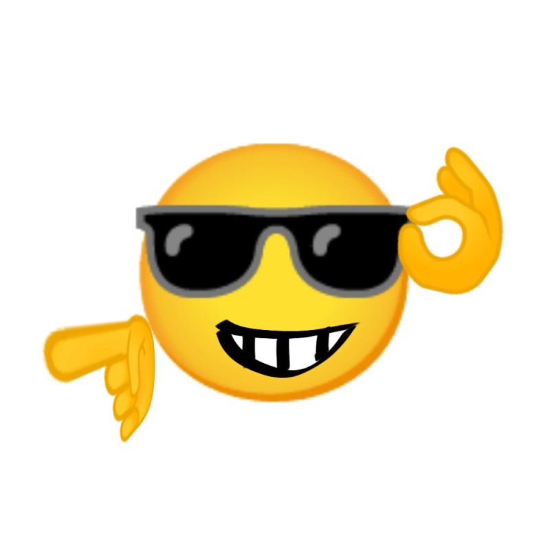 Создать мем: cool emoji, happy emoji, эмодзи