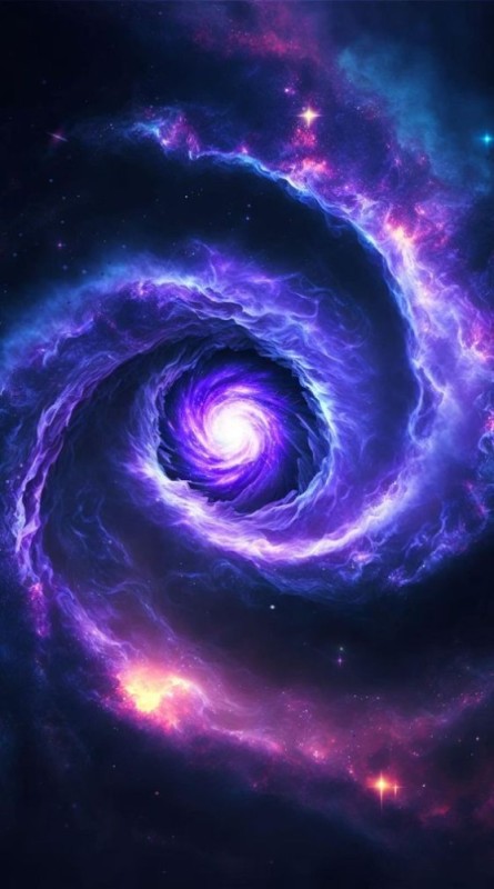 Create meme: The galaxy is purple, outer space universe , galaxy 