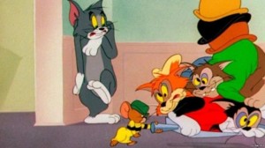 Create meme: Tom and Jerry 1950, Tom and Jerry cousin, Tom and Jerry