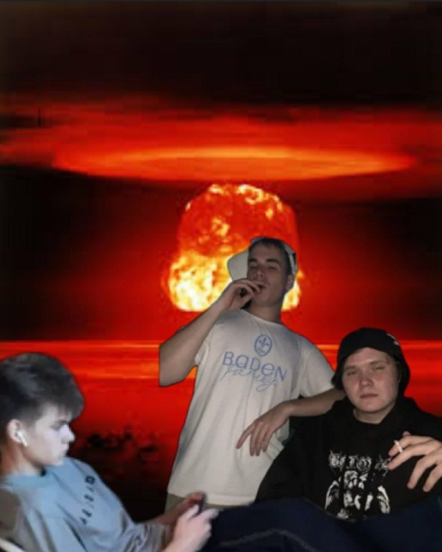 Create meme: people , a nuclear explosion , atomic explosion 