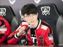 Создать мем: фейкер злой, куртка faker skt t1, мата (lck — skt t1)