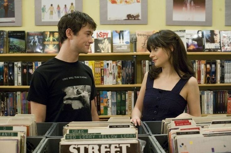 Create meme: Zooey Deschanel 500 days of summer, 500 days of summer, Joseph Gordon-Levitt 500 Days of Summer