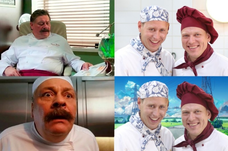 Create meme: viktor barinov kitchen meme, Senya from the kitchen actor, kitchen senya fedya viktor barinov