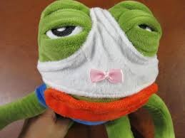Создать мем: плюшевый лягушонок пепе, плюшевая лягушка пепе, pepe frog игрушка
