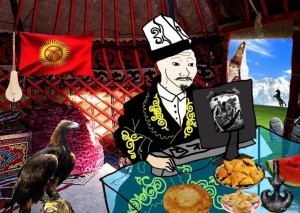 Создать мем: казах, киргизы, киргизия