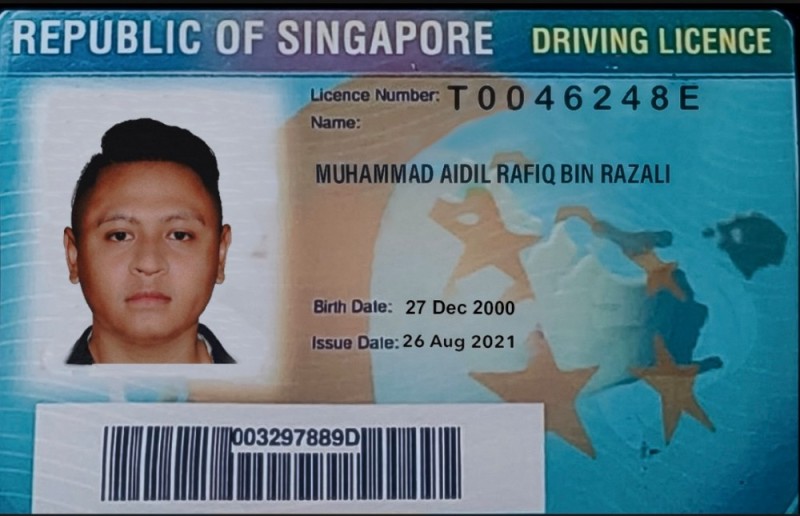 Создать мем: driving licence in singapore, driver license, drive license