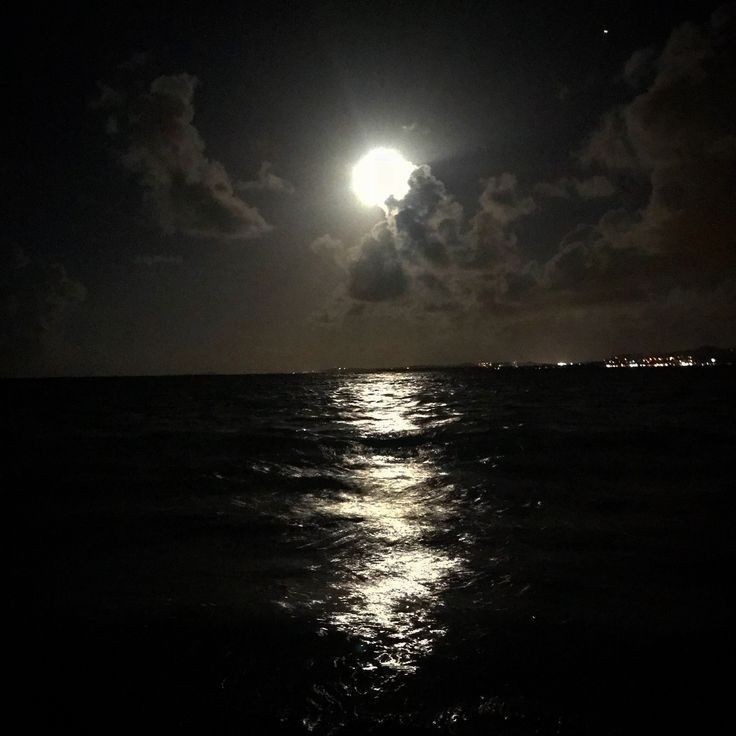 Create meme: moonlight, night , beach at night