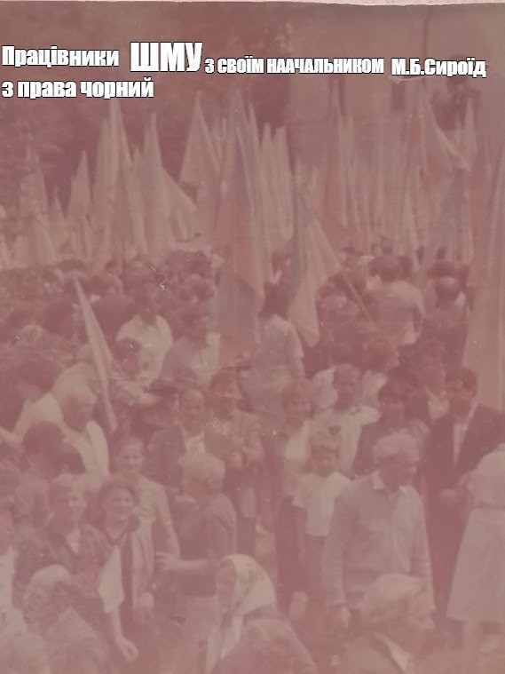 Create meme: May Day demonstration Izhevsk, people , November 1982 demonstration