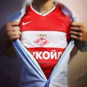 Create meme: Since childhood for Spartak