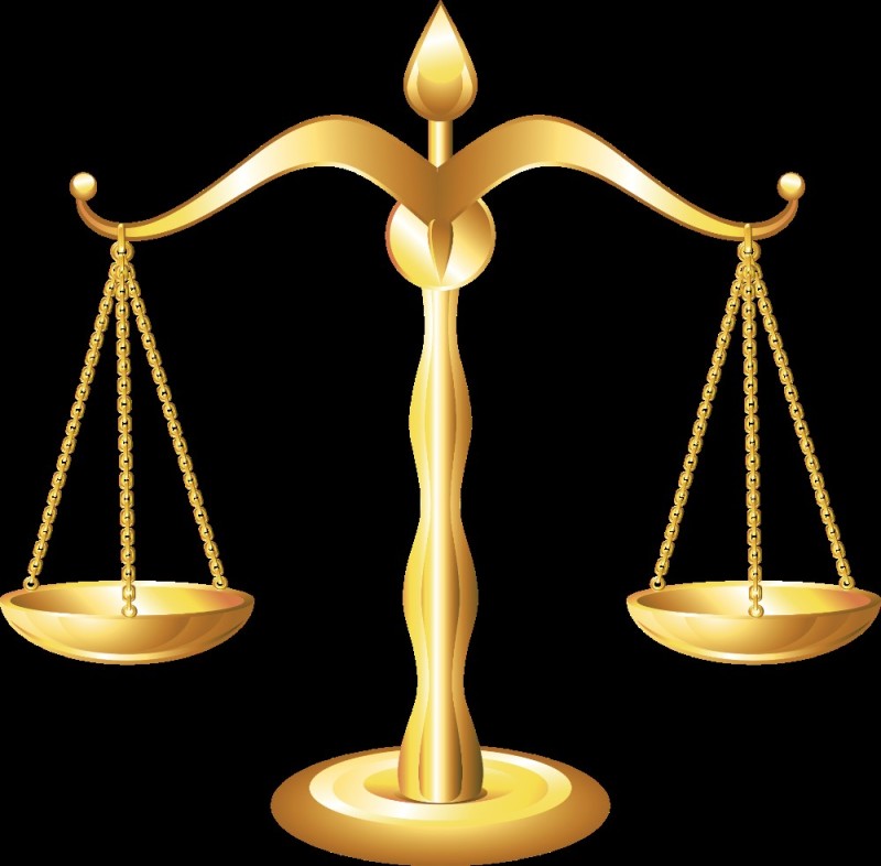 Create meme: scales of justice, scales on a black background, The Libra court