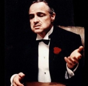 Create meme: but do it without respect, don Corleone, doing it without respect