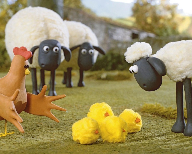 Create meme: Shaun the sheep, Lamb Shawn the duck, Shaun the Lamb cartoon 2015