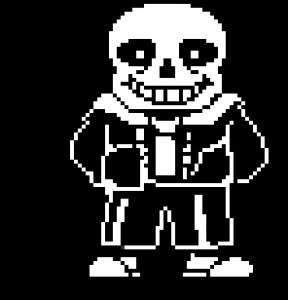 Create meme: sans, sans the angry pixel, undertale sans