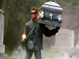 Create meme: terminator zero casualties, arnold schwarzenegger, terminator salvation