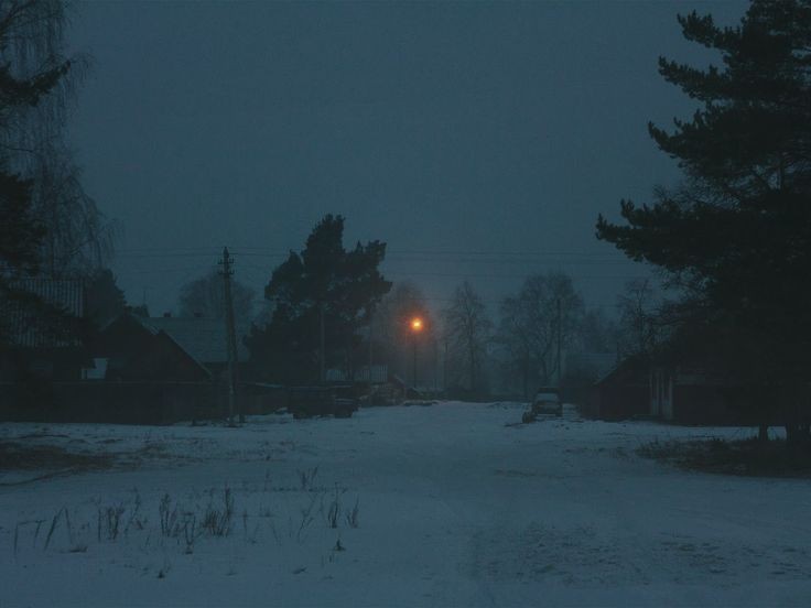 Создать мем: эстетика пейзаж, ночь в деревне, пейзаж