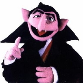 Create meme: Dracula sesame street