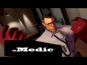 Создать мем: medic tf 2, медик тф2, medic tf2 kritzkrieg sfm