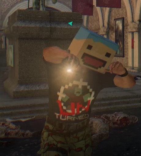 Create meme: minecraft Steve, The 3D blockade, dying light unturned