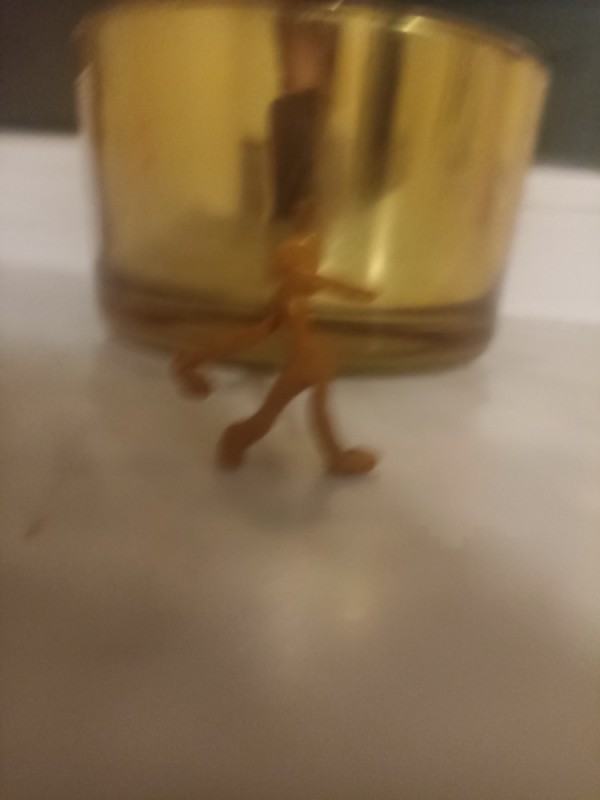 Create meme: tea, candlesticks, glass figurines