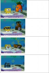 Create meme: spongebob funny, spongebob jokes, screenshot