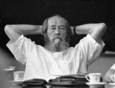 Create meme: Alexander Solzhenitsyn , Solzhenitsyn approves, alexander solzhenitsyn biography