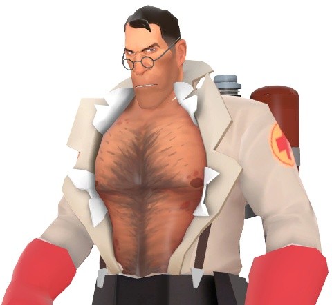 Создать мем: смотритель медик тф2, tf 2 medic, tf 2