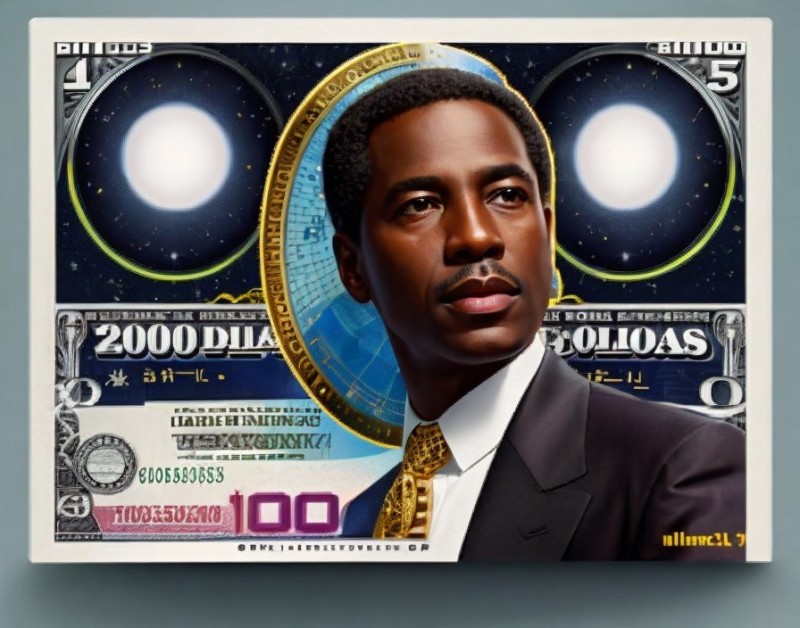 Create meme: money , the Negro on the bills, dollar 