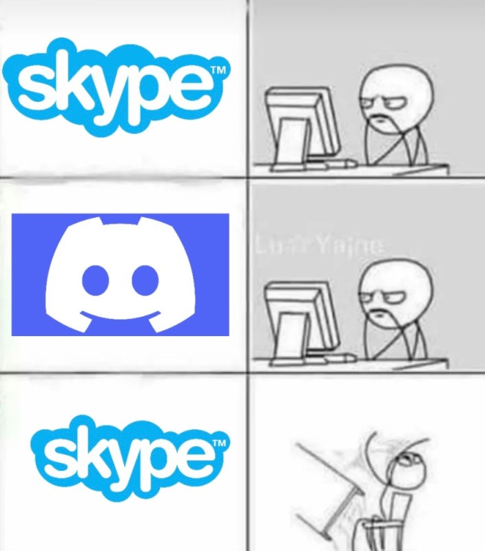 Create meme: blanks for memes, skype memes, on Skype